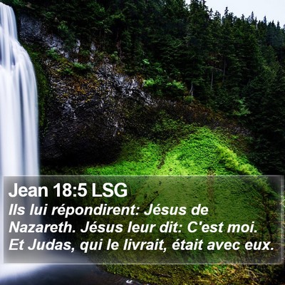 Jean 18:5 LSG Bible Verse Image