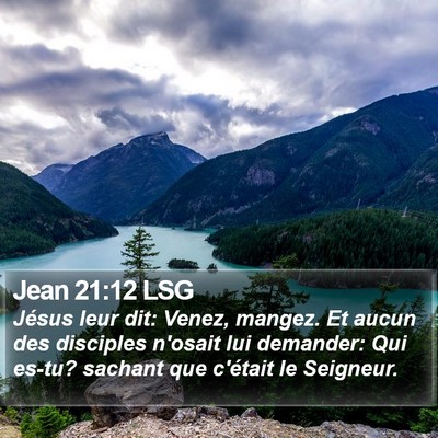 Jean 21:12 LSG Bible Verse Image