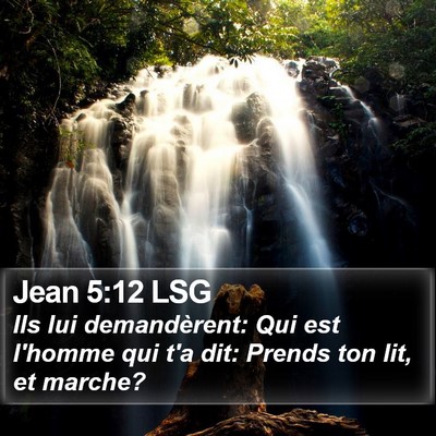 Jean 5:12 LSG Bible Verse Image
