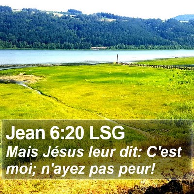 Jean 6:20 LSG Bible Verse Image