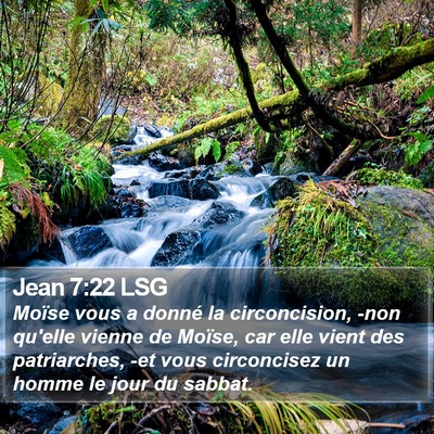 Jean 7:22 LSG Bible Verse Image