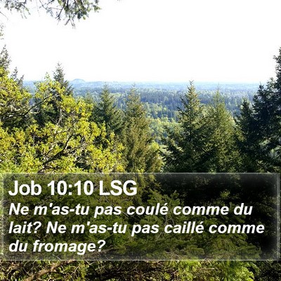 Job 10:10 LSG Bible Verse Image