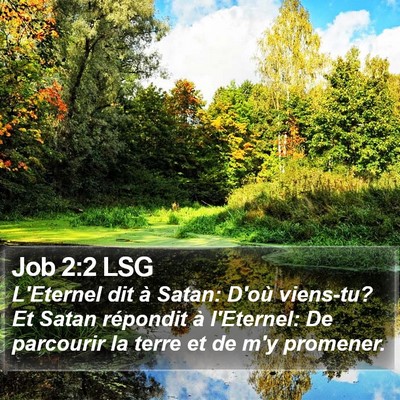 Job 2:2 LSG Bible Verse Image
