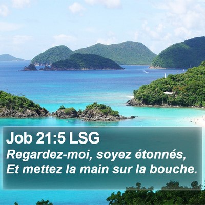 Job 21:5 LSG Bible Verse Image