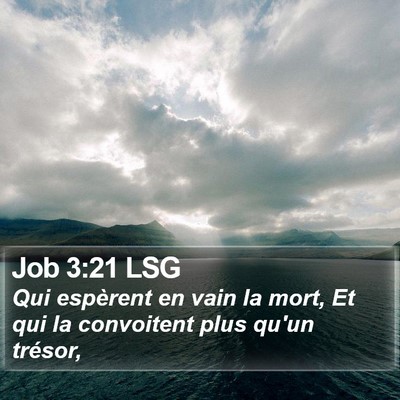 Job 3:21 LSG Bible Verse Image