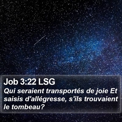 Job 3:22 LSG Bible Verse Image