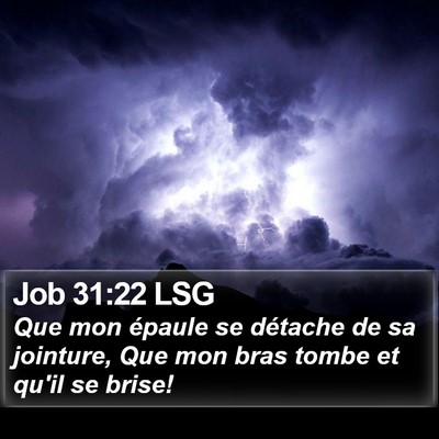 Job 31:22 LSG Bible Verse Image