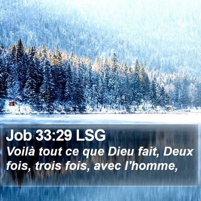 Job 33:29 LSG Bible Verse Image
