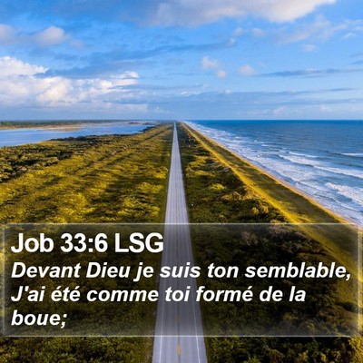 Job 33:6 LSG Bible Verse Image