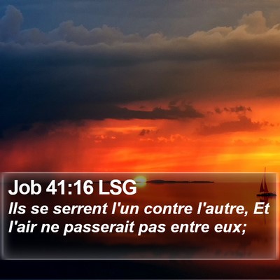 Job 41:16 LSG Bible Verse Image