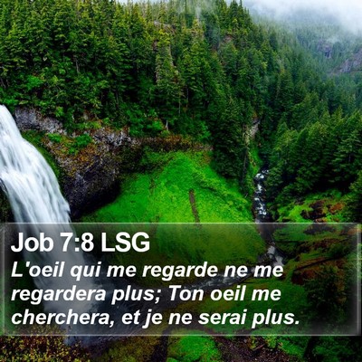 Job 7:8 LSG Bible Verse Image