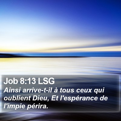 Job 8:13 LSG Bible Verse Image