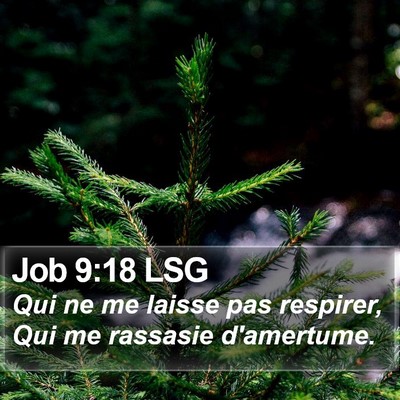 Job 9:18 LSG Bible Verse Image