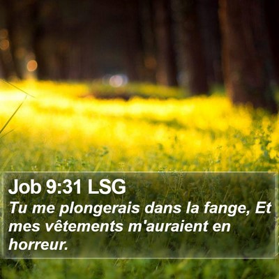 Job 9:31 LSG Bible Verse Image