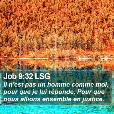 Job 9:32 LSG Bible Verse Image