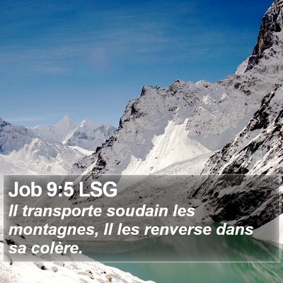 Job 9:5 LSG Bible Verse Image