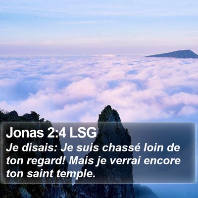 Jonas 2:4 LSG Bible Verse Image