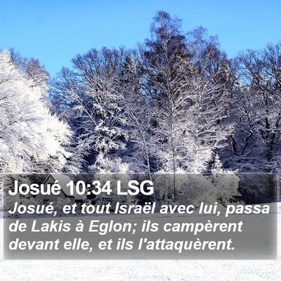 Josué 10:34 LSG Bible Verse Image