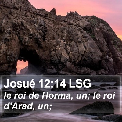 Josué 12:14 LSG Bible Verse Image
