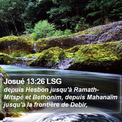 Josué 13:26 LSG Bible Verse Image