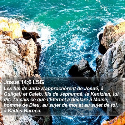 Josué 14:6 LSG Bible Verse Image
