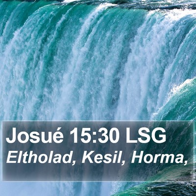Josué 15:30 LSG Bible Verse Image