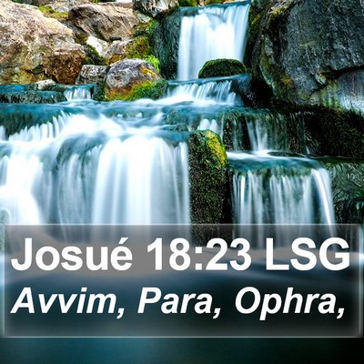 Josué 18:23 LSG Bible Verse Image
