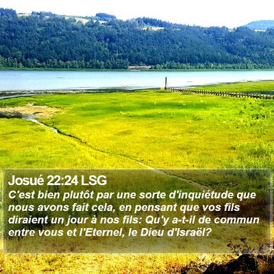 Josué 22:24 LSG Bible Verse Image