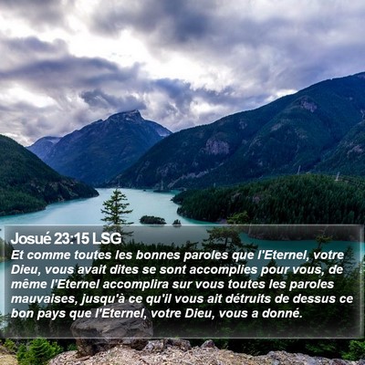 Josué 23:15 LSG Bible Verse Image