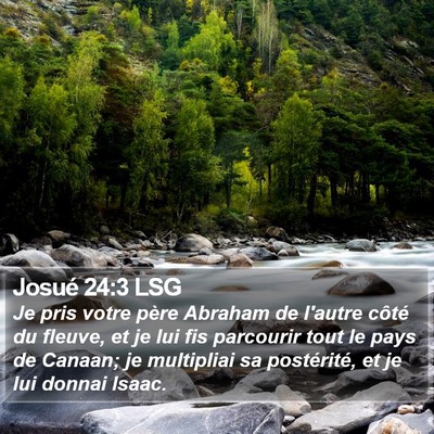 Josué 24:3 LSG Bible Verse Image
