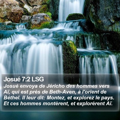 Josué 7:2 LSG Bible Verse Image