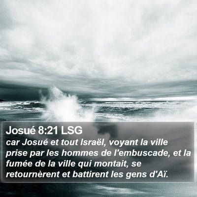 Josué 8:21 LSG Bible Verse Image
