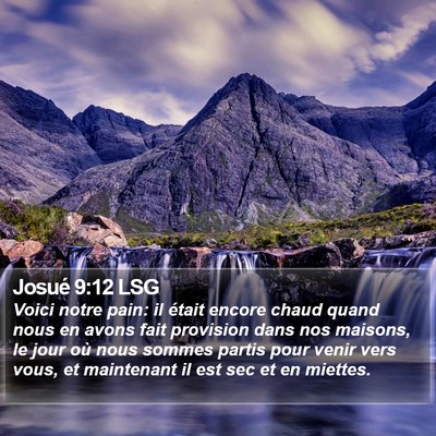 Josué 9:12 LSG Bible Verse Image