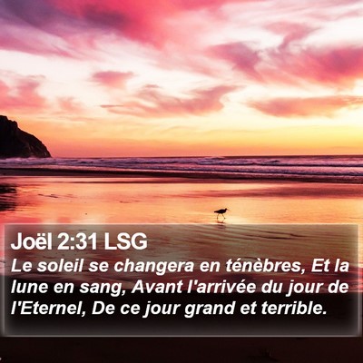 Joël 2:31 LSG Bible Verse Image