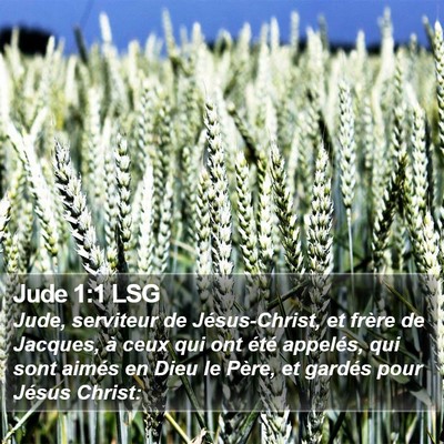 Jude 1:1 LSG Bible Verse Image