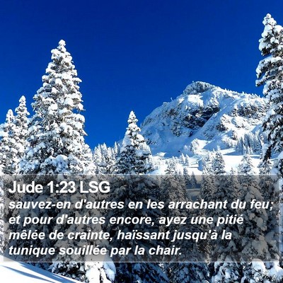 Jude 1:23 LSG Bible Verse Image