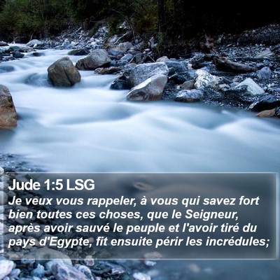 Jude 1:5 LSG Bible Verse Image