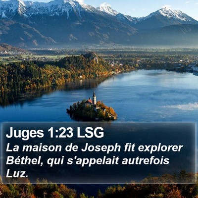 Juges 1:23 LSG Bible Verse Image