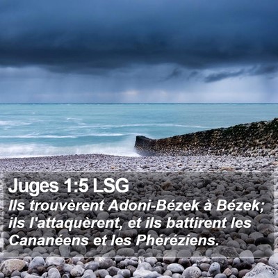 Juges 1:5 LSG Bible Verse Image