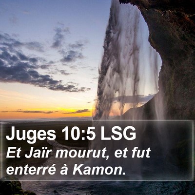 Juges 10:5 LSG Bible Verse Image