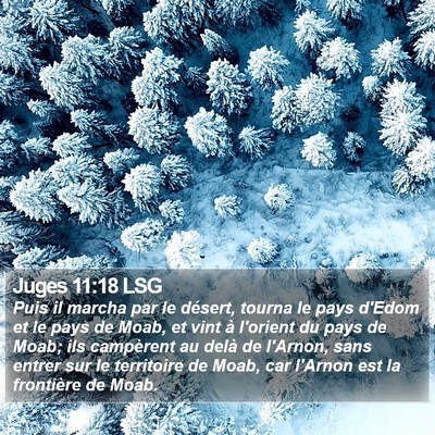 Juges 11:18 LSG Bible Verse Image