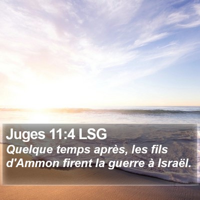 Juges 11:4 LSG Bible Verse Image