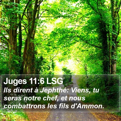 Juges 11:6 LSG Bible Verse Image