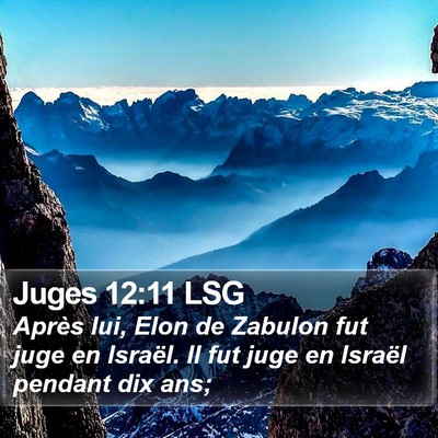 Juges 12:11 LSG Bible Verse Image