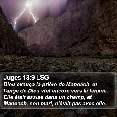 Juges 13:9 LSG Bible Verse Image
