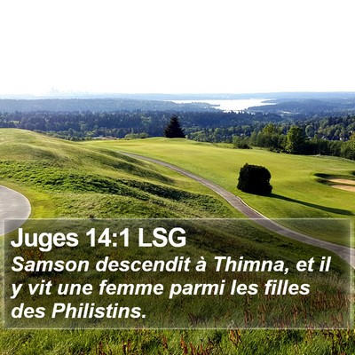 Juges 14:1 LSG Bible Verse Image