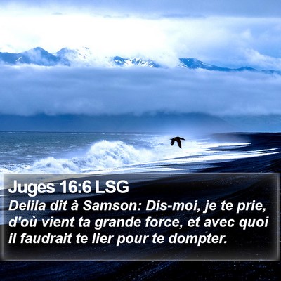 Juges 16:6 LSG Bible Verse Image