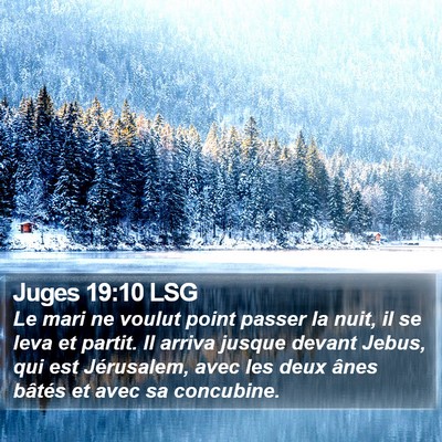 Juges 19:10 LSG Bible Verse Image
