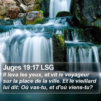 Juges 19:17 LSG Bible Verse Image