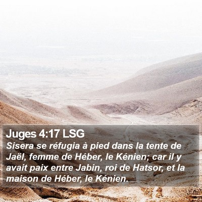 Juges 4:17 LSG Bible Verse Image